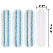 Microfiber Mop Pad for Vileda/O-Cedar H2Pro Flat Mop white