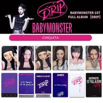 BABYMONSTER kūdikis monstras DRIP suvenyrinės nuotraukų kortelės YG specialios nuotraukų kortelės atsitiktinė kortelė WithMuu K4 specialus priedas Chiquita