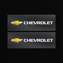 Automobilio vairo emblemos lipdukai Automobilio durų rankenėlių etiketės lipdukai Chevrolet Silverado Impala Malibu Cruze Camaro Blazer Spark black