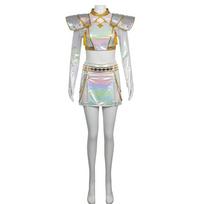 New Movie Cosplay Costume Rumi Zoey Mira White Set Adults Kids Halloween Party Props Stage Show Accessories 130 white
