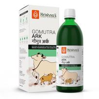 KRISHNA'S ŽOLĖS IR AJURVEDOS Desi karvės Gomutra Ark 1000 ml skystis| Natūralus detoksikantas | 100% grynas ir natūralus Go Ark | Indijos Tharparakar Gomutra | S