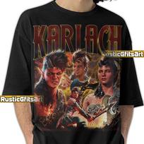 KARLACH BALDUR'S GATE Shirt, Karlach Custom T-Shirt, Baldur's Gate 3 Vintage Retro Tribute Merch, Karlach Rap Tee, Funny BG3 Homage Fan Gift M brown