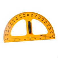 Large Teaching Protractor Classroom Math for Engineering Learning without Pointer without Pointer orange