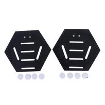 Medalių vitrina, Daugiafunkcinis apdovanojimų laikiklis, Medinis medalių pakabukas, Šešiakampis laikiklis sienai, Tinklinis, Futbolas 2Pcs black