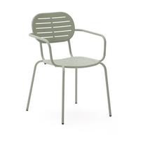 Mėtų spalvos metalinė sodo kėdė Brai – Kave Home