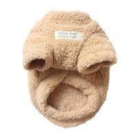 Koralų vilnos žieminis šiltas megztinis šuniui mažiems šunims Pliušiniai šunų drabužiai Minkštas šuniuko paltas Striukė Čihuahua Teddy šuniuko drabužiai šunų reikmenys S chaki