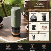 Cliton Portable Italian Espresso Capsule Machine - Semi-Automatic Moka Pot gray