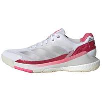 Adidas Crazyquick Boost Padel Cloud White Silver Metallic Lucid Pink Women's JP9588 39⅓ white