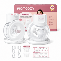 Momcozy S12 Pro Quick dvigubas nešiojamas belaidis pientraukis
