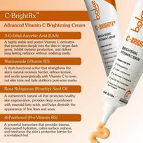 Bake C-BrightFX™ Brightening Vitamin C Serum (30g) | 5% 3-O-Ethyl Ascorbic Acid + 1% MAP | Ferulic Acid + Rosehip Oil + 4% Niacinamide | Fades Dar white