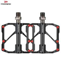 PROMEND PD-R87C Anglies Pluošto Guolių Pedalai Plento Dviratis PD-M86C Aliuminio Lydinio MTB Juoda Raudona PD-M86C Mountain Bike juoda