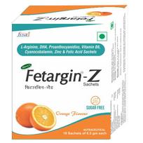 Shrey’s Fetargin-Z L-Arginine, DHA, Proanthocyanidins, Vitamin B6, Zinc, Folic Acid & Vitamin B12 Powder | Supports Energy, Pregnancy Wellness,
