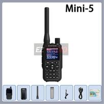 Baofeng MINI-5 Mini Pocket Walkie-talkie Bluetooth VHF/UHF Dual Band Two Way Radio FM Radio Handheld Transceiver Outdoor Camping