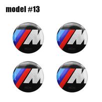 4 vnt. 56/60/65 MM Automobilio ratlankio centro dangtelio lipdukas Emblema, skirta BMW G30 F02 E46 E60 E90 G20 G28 F30 F10 Automobilio ženklelio lipduko priedai 4Pcs 56mm gray