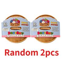 24 vnt. Mini Blizgučių Koldūnų Sensoriniai Suspaudžiami Žaislai Streso Malšinimui, Imituojantis Maistas Squishies Bandelių Garintuvė, Suaugusiųjų Dovanos
