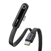Baseus MVP3 Kampuotas 100W USB C Kabelis iPhone 16 15 Pro Max, LED Apšvietimas, C Tipo Kabelis Macbook Pro, Xiaomi, Samsung juoda