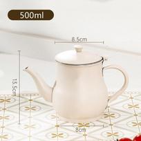 Aliejaus indas Aliejaus dozatorius su nuimamu sieteliu Aliejaus separatorius Riebalų laikymo indas Namų virtuvės dozatoriui Namai 1500ml beige