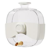 Automatic Bird Waterer 15.2oz Leakproof Water Dispenser with Firing Pin Mechanism for Various Bird Cages Watering Supply 1 white