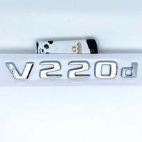 3D Raidės V260L V220d V250d V300d Emblema V W447 Automobilio Sparno Ženklelis Bagažinės Pavadinimo Plokštelė Logotipo Lipdukas white