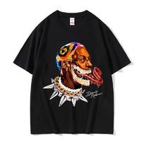 Dennis Rodman Hip Hop Trend Tee  Men's Cool Fashion Oversized T-shirt Men Retro 100% Cotton Tops T Shirts Streetwear 80131 - ... XL įvairiaspalvis
