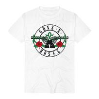 Drawn Bullet Logo Guns N' Roses T-Shirt Men Women Metal Rock Band Graphic Tee 100% Cotton Summer Streetwear Top 5XL įvairiaspalvis