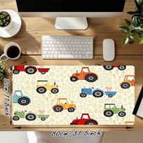 1PC tractors farm Oversized Mouse Pad - Non-Slip Rubber Base Perfect for Office School Esports Home Decor Desk Mat 206A 30cmx80cm(11.8x31.5inch) brown