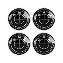 4pcs 6.8/5.5mm Car Wheel Center Hub Cap Rim Dustproof Cover Emblem For BMW Performance M F30 F40 F10 E90 F20 E46 E60 E70 E39 E36 black