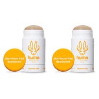 Humé be aliuminio dezodorantas Gintaro mediena 2 vnt. 85 g white