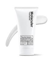Molaculer Tvacharoot 1% Hyaluronic Sunscreen Oil-Free Gel, SPF 50 PA++++, with Niacinamide & Zinc PCA, Fragrance-Free, 50g white