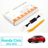For Honda Civic 11th 2022-2024 2025 Automatic Stop Start Engine System Disable Smart Shut Down Car Auto Start Stop Eliminator for Honda Civic white