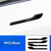 4Pcs Car Luminous Door Handle Sticker for Tesla New Model 3/Y Juniper 2025 Night Glow Door Handle Cover Protector Accessories