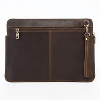 Genuine Leather Sleeve Case MacBook Pro 14 Inch Mens Vintage Style Laptop Inner Bag With Stitched Detail MacBook 14