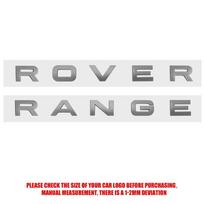 3D ABS Logotipas Range Rover Raidės Automobilio Variklio Dangčio Ženklelis Bonnet AEEDET4 Lipdukas Range Rover Sport L320 L322 Evoque Velar Priedams