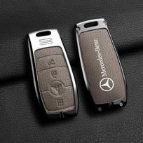 Išmaniojo automobilio nuotolinio valdymo pultelio dėklas Apsauginis apvalkalas Mercedes Benz A C E S G klasės GLC CLE CLA W177 W205 W213 W222 X167 AMG gray