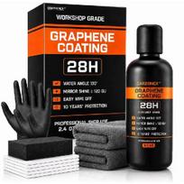 Graphene Ceramic Coating 28H – With Self Healing and UV Track Technology Car Detailing Professionals 10+ Years of Protection 70ml red