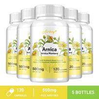 Airboy - 500 mg arnikos ekstrakto kapsulės - Skausmo malšinimui 120*5