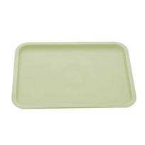Stačiakampis padėklas Šiaurės šalių plastikinis maisto patiekimo padėklas kelių spalvų laikymo padėklas Buitinis virtuvės vaisių desertų padėklas Light green beige