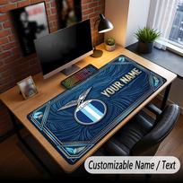 Large Mouse Pad Lazio FC Print Custom Name Text Desk Mat for Office Gaming 30cmx60cm
