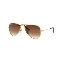 RAYBAN Aviator Metaliniai Saulės Akiniai Pilotiniai Lydinio 0RJ9506S-223/13 auksas