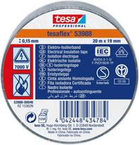 Tesa minkšta PVC izoliacinė juosta, 19mm x 20m, balta