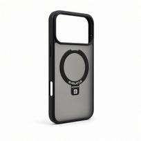 Evelatus Shield dėklas su MagSafe ir stovu, skirtas Apple iPhone 18 Pro, matinis žiedas, juodas