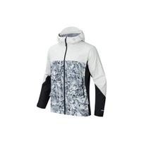 Anta X National Geographic Outdoor Series Color Block Hooded Water-Resistant Single-Layer Trail Jacket Men Jacket Stone-White Printed 152416612-1 3XL white