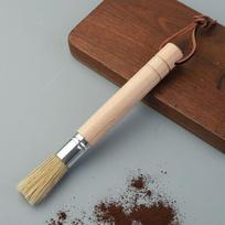 Vintage Coffee Grinder Cleaning Brush Set Retro Barista Coffee Machine Cleaner Solid Wood Brush Coffee Machine Accessories