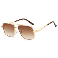 Classic Quadrate Sun shades Men Fashion Gradient Multi-color Casual Shades Women Modern Design Big-frame Sun Eyewear as picture shows