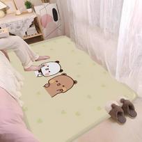 Bubu Dudu Bear Floor Mat Retro Multiple Choice Living Room Kitchen Rug Non-Slip Modern Home Decor 40x60cm gray