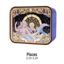 Constellation Series Wooden Music Box Gift and Decorative Handicraft black