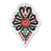 Patchion Parzenica - folk pattern - Self-Adhesive Backing - Embroidered Patch/Badge/Emblem