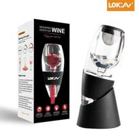 Red Wine Magic Portable Quick Decanter: Home Use Oxidation Filter Wine Filter Decanter black
