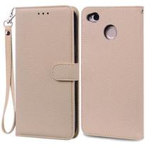 Dėklas-piniginė Xiaomi Redmi 4X, odinis atverčiamas dėklas Xiomi Xiaomi Redmi 4X, knygos tipo dėklas, dėklas telefonui Redmi 4X su kortelių laikikliu For Redmi 4X