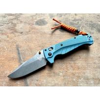 Benchmade 18060 Adira sulankstomas peilis, MagnaCut, mėlyna Grivory rankena
